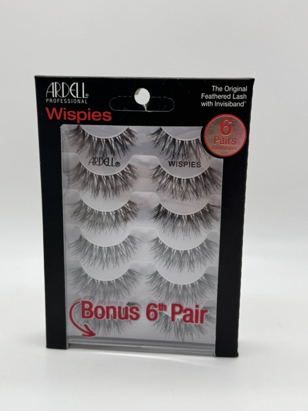 Ardell False Eyelashes Wispies 6 Pairs Black Feathered Lash Event Cosplay New